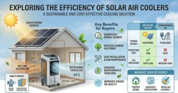 The Efficiency of Solar Air Coolers